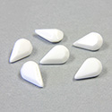 Swarovski Crystal Foiled Point Back Tin Table Cut (TTC) Fancy Stone - Pear 8x4.8MM CHALKWHITE
