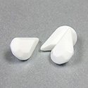 Swarovski Crystal Foiled Point Back Tin Table Cut (TTC) Fancy Stone - Pear 13x7.8MM CHALKWHITE