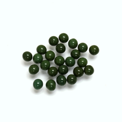 Glass No-Hole Ball - 04MM DARK GREEN