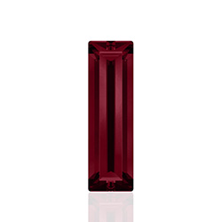 Swarovski Crystal Point Back Fancy Stone - Baguette 3x2MM SIAM RUBY