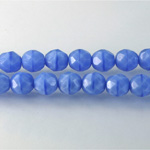 Czech Glass Fire Polish Bead - Round 08MM MOONSTONE BLUE