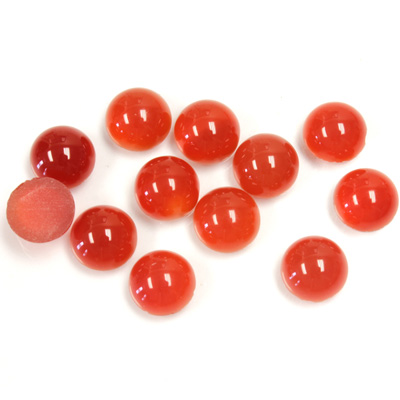 Gemstone Cabochon - Round 07MM CORNELIAN