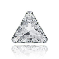 Swarovski Crystal Point Back Fancy Stone -Triangle 6MM CRYSTAL