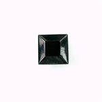 Glass Point Back Tin Table Cut (TTC) Opaque - Square 08x8MM JET