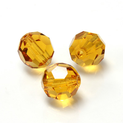 Preciosa Crystal Bead Regular Cut - Round 12MM TOPAZ