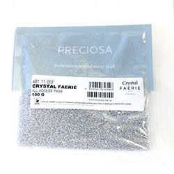 Preciosa Crystal Faerie Nail Art Crystals - 100 gram Wholesale bulk packaging - All Access Pass (Silver)