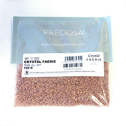 Preciosa Crystal Faerie Nail Art Crystals - 100 gram Wholesale bulk packaging - Ros&#233; All Day (Capri Gold)