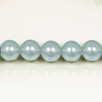 Czech Glass Pearl Bead - Round 06MM LT BLUE 70462