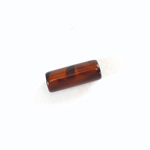 Plastic  Bead - Mixed Color Smooth Tube 21x7MM TOKYO TORTOISE