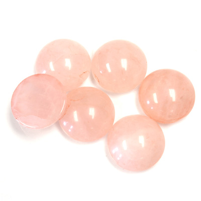 Gemstone Cabochon - Round 12MM ROSE QUARTZ