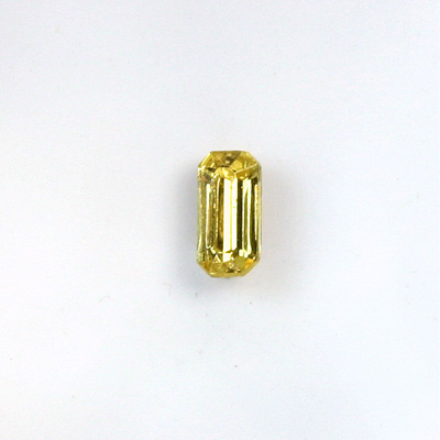 Glass Point Back Tin Table Cut (TTC) Stone - Cushion Octagon 08x4MM JONQUIL