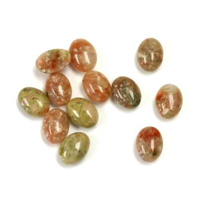 Gemstone Cabochon - Oval 08x6MM CHINESE UNIKITE