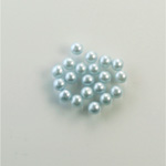 Czech Glass Pearl No-Hole Ball - 3MM LT BLUE 70462