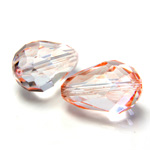 Preciosa Crystal Bead - Pear 13.5x9MM LT ORANGE