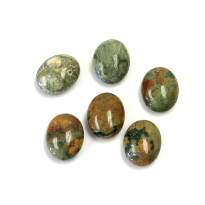 Gemstone Cabochon - Oval 10x8MM RYOLITE