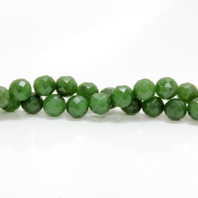 Gemstone Bead - Faceted Round 08MM TAIWAN JADE