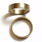 Brass Finger Ring Size 7 - 0.191 inch Round