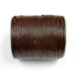 Leather Cord Round 1MM Regular Dyed CHOCOLATE BROWN