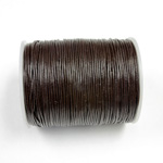 Leather Cord Round 0.5MM Regular Dyed CHOCOLATE BROWN