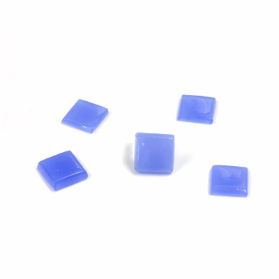 Glass Low Dome Buff Top Cabochon - Square 06x6MM CALCEDON