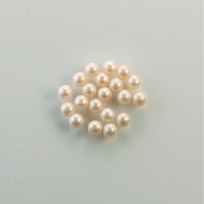 Czech Glass Pearl No-Hole Ball - 2.5MM LT ROSE 70424