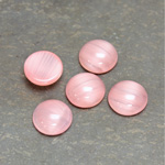 Glass Medium Dome Cabochon - Round 11MM ROSE QUARTZ