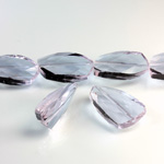 Chinese Cut Crystal Bead - Fancy 25x14MM ALEXANDRITE