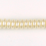 Czech Glass Pearl Bead - Spacer 08x3MM WHITE 70401