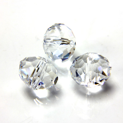 Preciosa Crystal Bead Bellatrix - Rondelle 06x8MM CRYSTAL