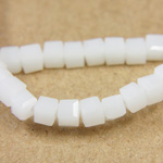 Chinese Cut Crystal Bead 30 Facet - Cube 02x2MM WHITE