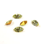 Preciosa Crystal Point Back Fancy Stone - Navette 06x3MM JONQUIL