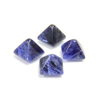 Gemstone Cabochon - Square Pyramid Top 08x8MM SODALITE