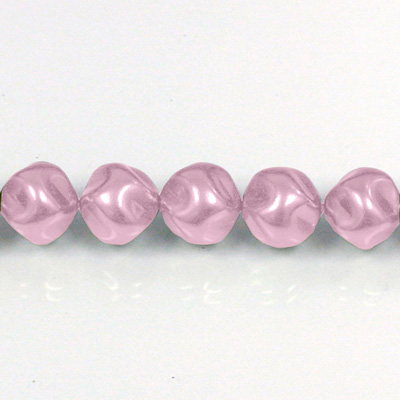 Czech Glass Pearl Bead - Baroque Round 12MM LAVENDER 70427
