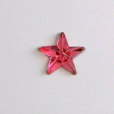 Preciosa Glass Flat Back Foiled Rauten Rose - Star 10MM ROSE