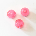 Plastic Bead - Perrier Effect Smooth Round 12MM PERRIER SALMON