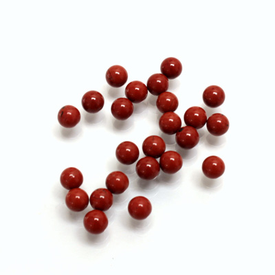 Gemstone No-Hole Ball - 04MM RED JASPER