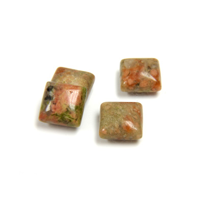 Gemstone Cabochon - Square 08x8MM UNIKITE