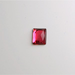 Glass Flat Back Foiled Rauten Rose - Cushion 10x8MM ROSE