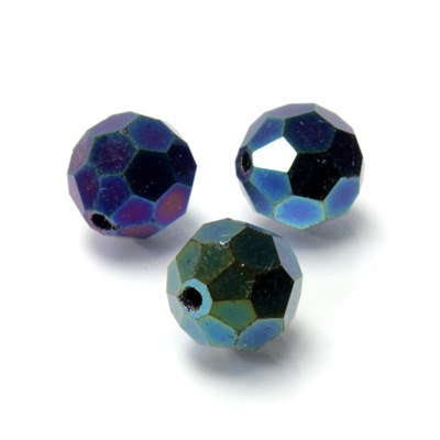 Preciosa Crystal Bead Regular Cut - Round 08MM IRIS BLUE