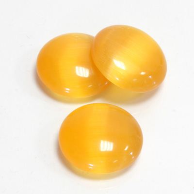 Fiber-Optic Cabochon - Round 18MM CAT'S EYE SUN