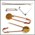 Pins and Clips for Jewelry