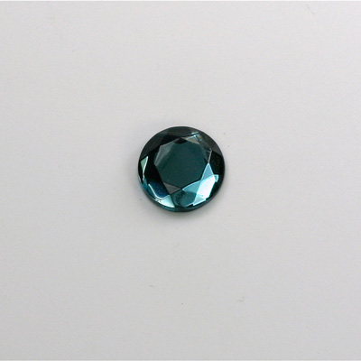 Glass Flat Back Rose Cut Fancy Foiled Stone - Round 09MM MONTANA