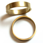 Brass Finger Ring Size 10 - 0.191 inch Round