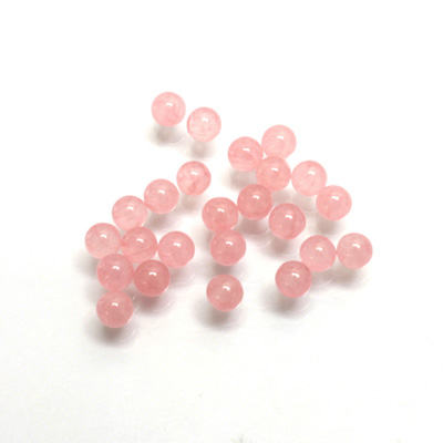 Gemstone No-Hole Ball - 04MM ROSE QUARTZ