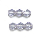 Czech Glass Fire Polished Bead - Bicone 10MM LILAC