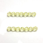 Czech Glass Fire Polished Bead - Bicone 04MM JONQUIL