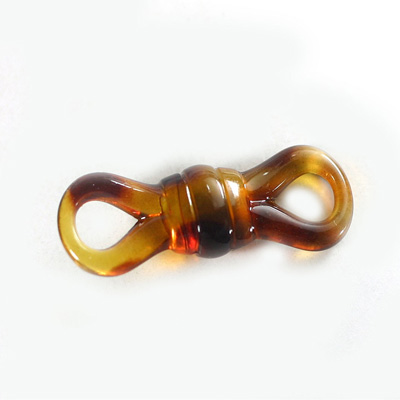 Plastic Mixed Color Smooth Figure Eight Link 40x15MM TORTOISE