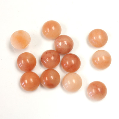 Gemstone Cabochon - Round 07MM AVENTURINE PINK