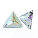 Asfour Crystal Flat Back Sew-On Stone - Triangle 18MM CRYSTAL AB