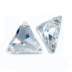 Asfour Crystal Flat Back Sew-On Stone - Triangle 18MM CRYSTAL
